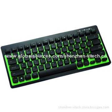 Fashionable Mini Bluetooth Keyboard, Washable, OEM Orders Acceptable